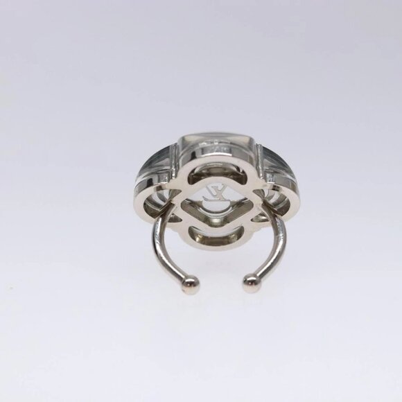 LOUIS VUITTON Berg Alafoli Ring metal Silver M65665 #21(JP Size) LV Auth 135225V - Picture 3 of 11